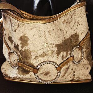 Raviani Acid Washed Hair On Hide GORGEOUS Bag